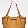 Bolso Marble en efecto cuero graneado Cuoio