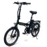 Bicicleta Electrica Gogreen Compact Plegable Rod 20 250w 36v Variante Color Negro