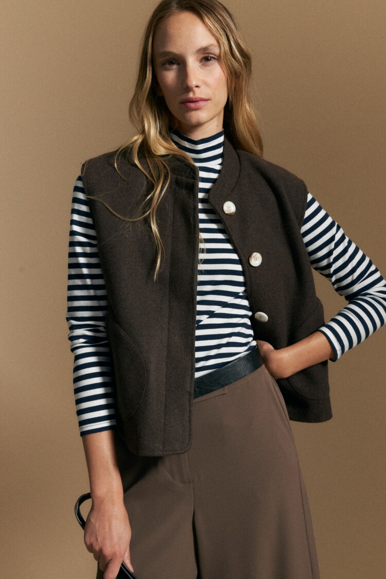 CHALECO CARMENE Chocolate