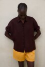 CAMISA MELANIA Marron