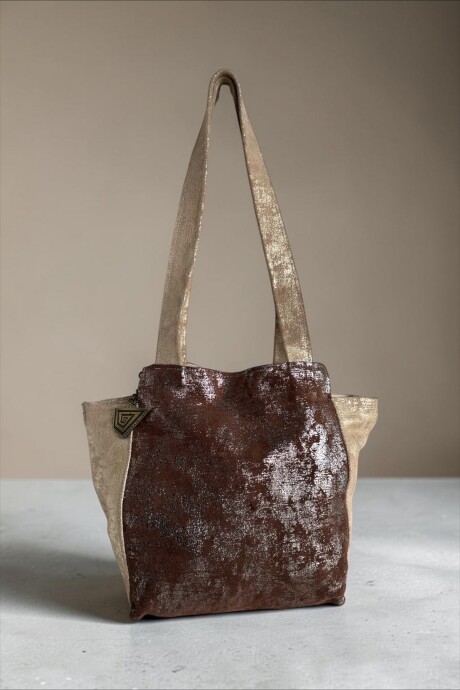 Cartera De Cuero Nia Linea Ottenta Basic Con Print Cartera De Cuero Nia Linea Ottenta Basic Con Print