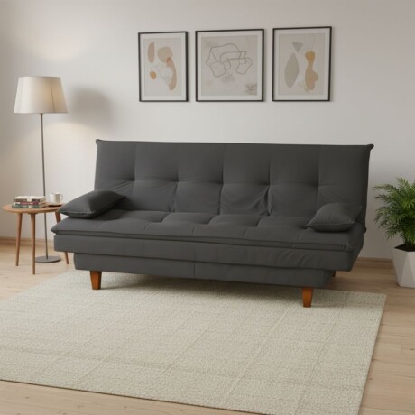 SOFÁ CAMA SILLÓN TAPIZADO GRIS