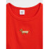 V-SU SS RIB TEE HOT RED 664