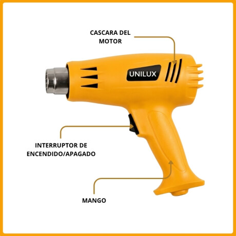 Pistola de Calor Eléctrica 2000W Pistola de Calor Eléctrica 2000W