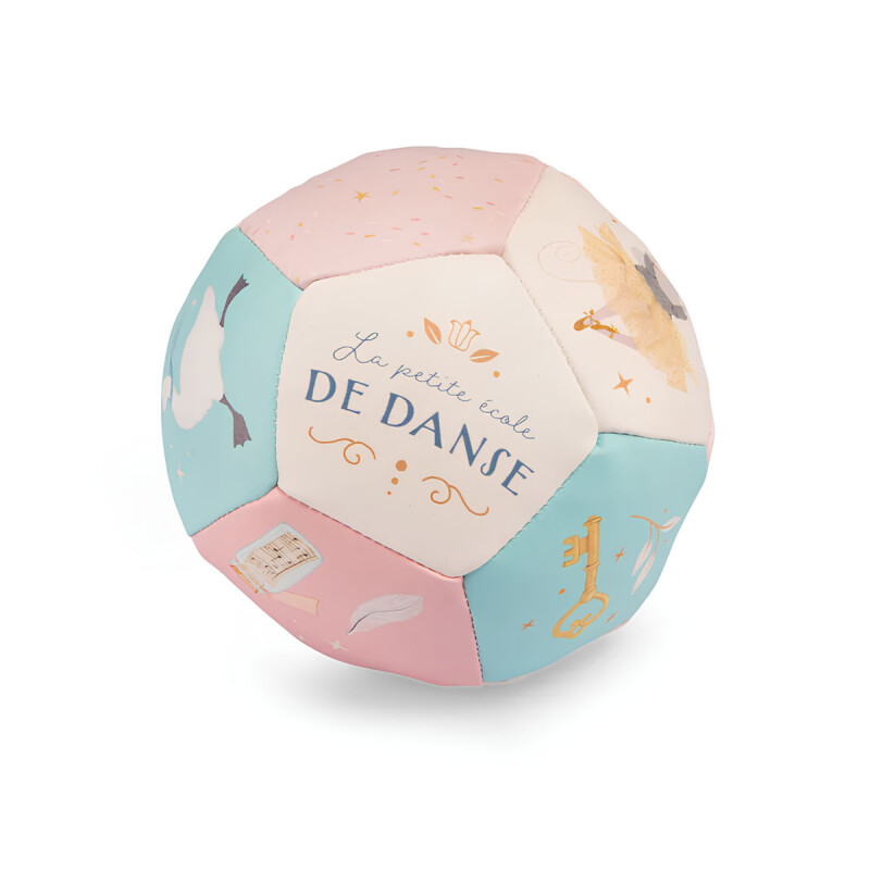 Pelota Suave para Bebé de 10 cm Colección La Petite école De Danse Moulin Roty Pelota Suave para Bebé de 10 cm Colección La Petite école De Danse Moulin Roty