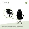 Silla Ejecutiva Ergonómica Lumax Modelo Clyde con Apoyapies Negro
