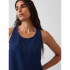 SL RACER SHELL TOP - GAUZE TAPESTRY NAVY TAPESTRY NAVY WASH
