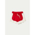 SHORTS FEM VERMELHO ESCURO