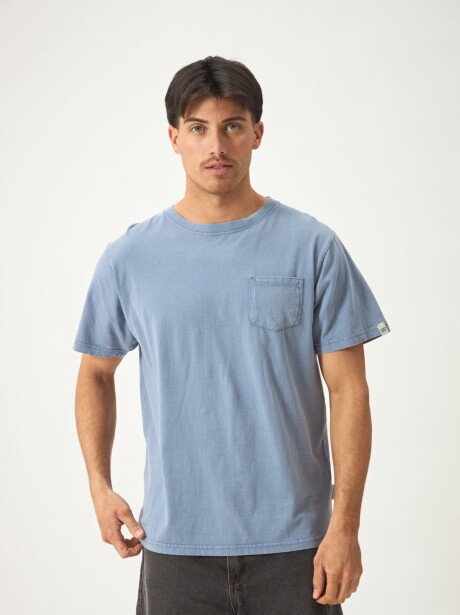 REMERA FLEX AZUL PIEDRA