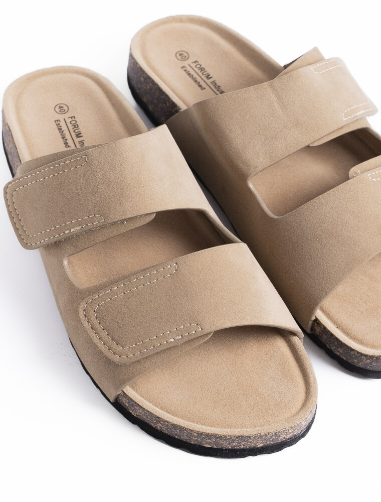 Sandalia con Velcro Marruecos Beige