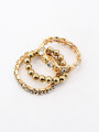 PULSERAS SET x 3 DORADO