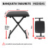 Banco Taburete Asiento Taburete Altura Regulable Piano Organo Teclado Musica Imback Color Negro Banco Taburete Asiento Taburete Altura Regulable Piano Organo Teclado Musica Imback Color Negro