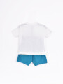 REMERA + SHORT CONJUNTO AZUL