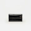 Billetera Katy en cuero liso Negro
