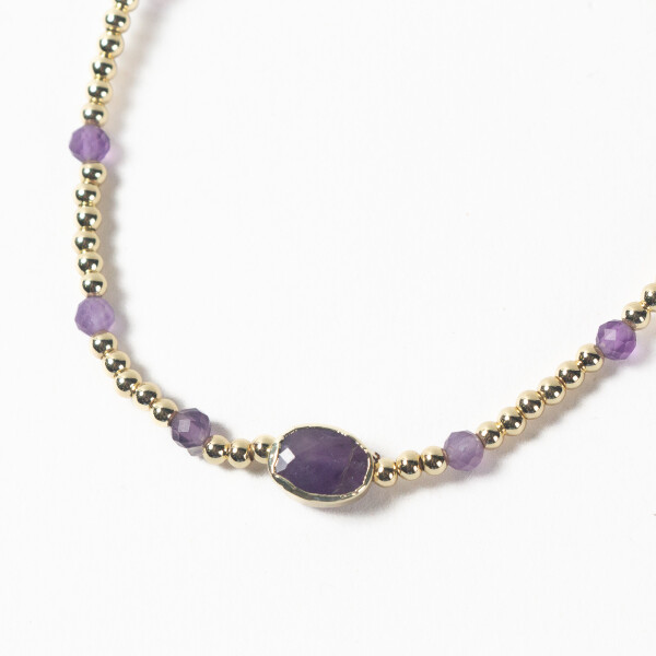 PULSERA NYTHERA VIOLETA PULSERA NYTHERA VIOLETA