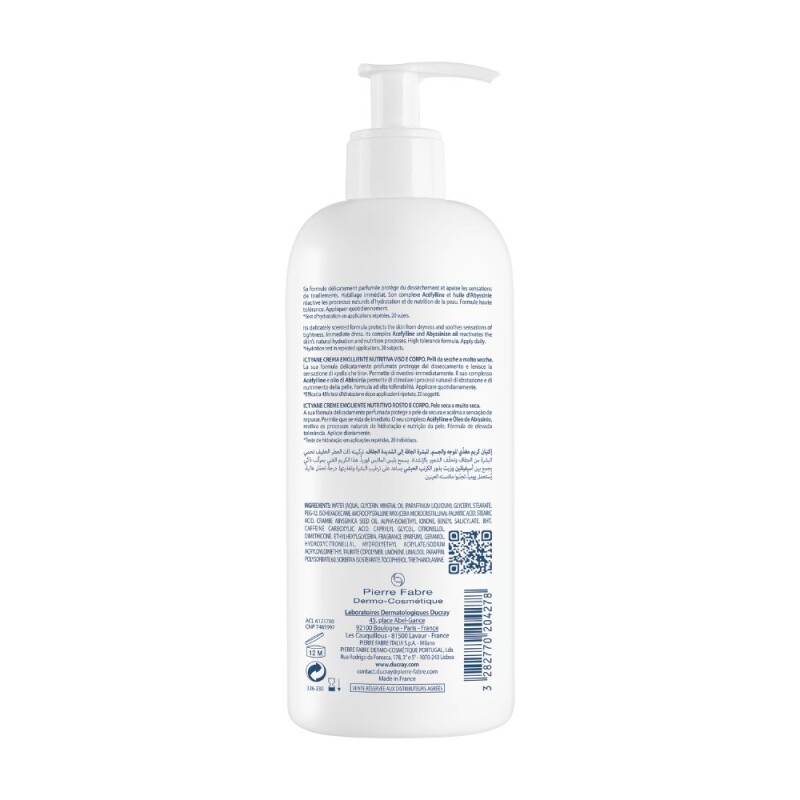 Leche Hidratante Ducray Ictyane 400 Ml. Leche Hidratante Ducray Ictyane 400 Ml.