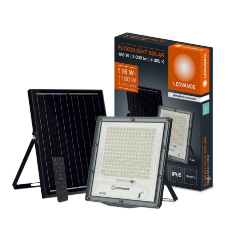 FOCO SOLAR LEDVANCE 180W 3000LM 6500K Reflector Solar LEDVANCE 180W 6500K