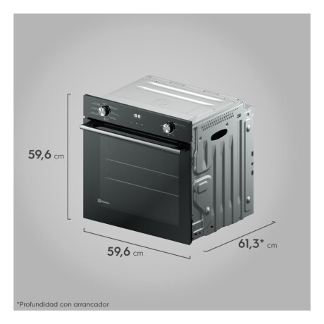 Horno de Empotrar Electrolux 80 Lts. EL-OE8EH Inox. Horno de Empotrar Electrolux 80 Lts. EL-OE8EH Inox.