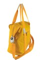 Bolso grande en tafeta amasada Amarillo