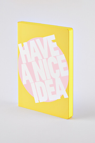 NOTEBOOK GRAPHIC L-HAVE A NICE Amarillo