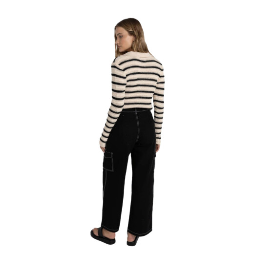 Pantalon Cargo Rhythm Bayside - Negro Pantalon Cargo Rhythm Bayside - Negro