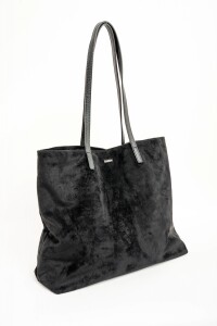 Travel Bag Gamuza Vegana Negro