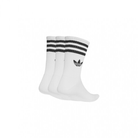 Medias adidas Trefoil Cushion 3 Tiras White