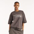 Remera New Balance de Dama - Tracklside - WT6297MKBLK DARK GREY