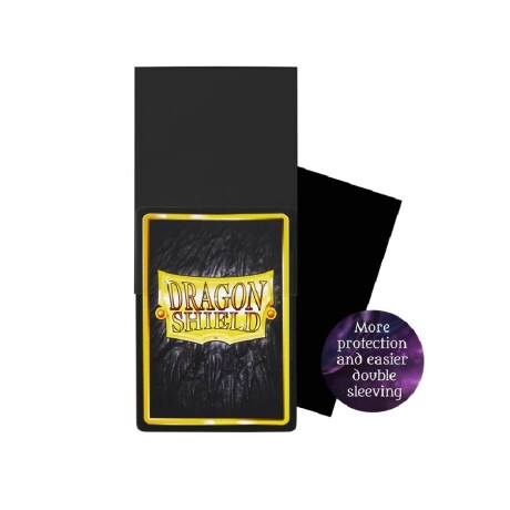 Dragon Shield - Standard Thick - Inner Sleeve Perfect Fit - Black - 100 unidades Dragon Shield - Standard Thick - Inner Sleeve Perfect Fit - Black - 100 unidades