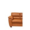 SOFA 3 CUERPOS - MODELO ALIAS - TAPIZADO EN CUERO - COLOR MARRON CLARO SOFA 3 CUERPOS - MODELO ALIAS - TAPIZADO EN CUERO - COLOR MARRON CLARO