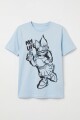 Remera m/c mujer DAISY CELESTE
