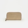 Billetera Denisse en cuero graneado Taupe