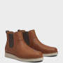 Mid Chelsea Boot Medium Brown Full Grain