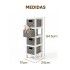 Cajonera Auxiliar Vintage Madera 4 Cajones Organiza Rústico Gris