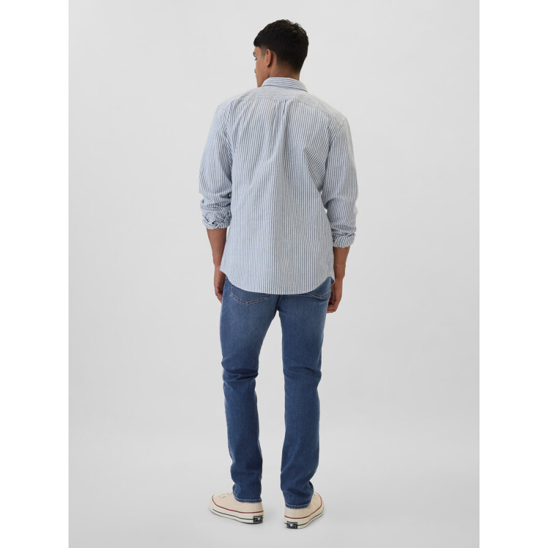V-ATHLETIC SLIM SOFT MED MARINO MEDIUM WASH