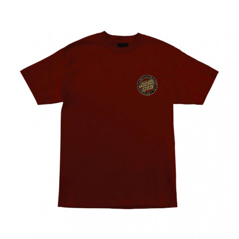 Remera Santa Cruz Loco Dot Maroon
