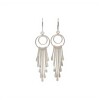 Caravanas flecos-Plata 925-Sin piedra-CA3834 sinpiedra
