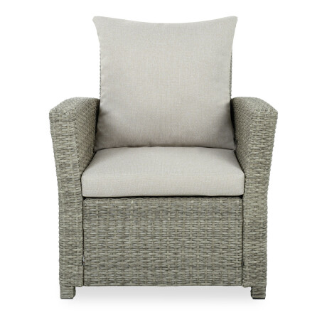 SET DE COMEDOR RATTAN-SINTETICO NATURAL-BEIGE MALIBU