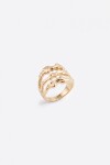 Anillo triple vuelta wavy ajustable dorado