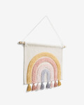 Tapiz mural Tadea algodón arcoíris multicolor 60 x 52 cm Tapiz mural Tadea algodón arcoíris multicolor 60 x 52 cm
