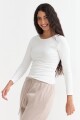 Pantalón jogger felpa BEIGE