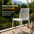 Silla Comedor ComboHome Gruvyer Pack X2 Blanco 1