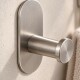 Conjunto de accesorios para baño 4 piezas adhesivas PLATEADO