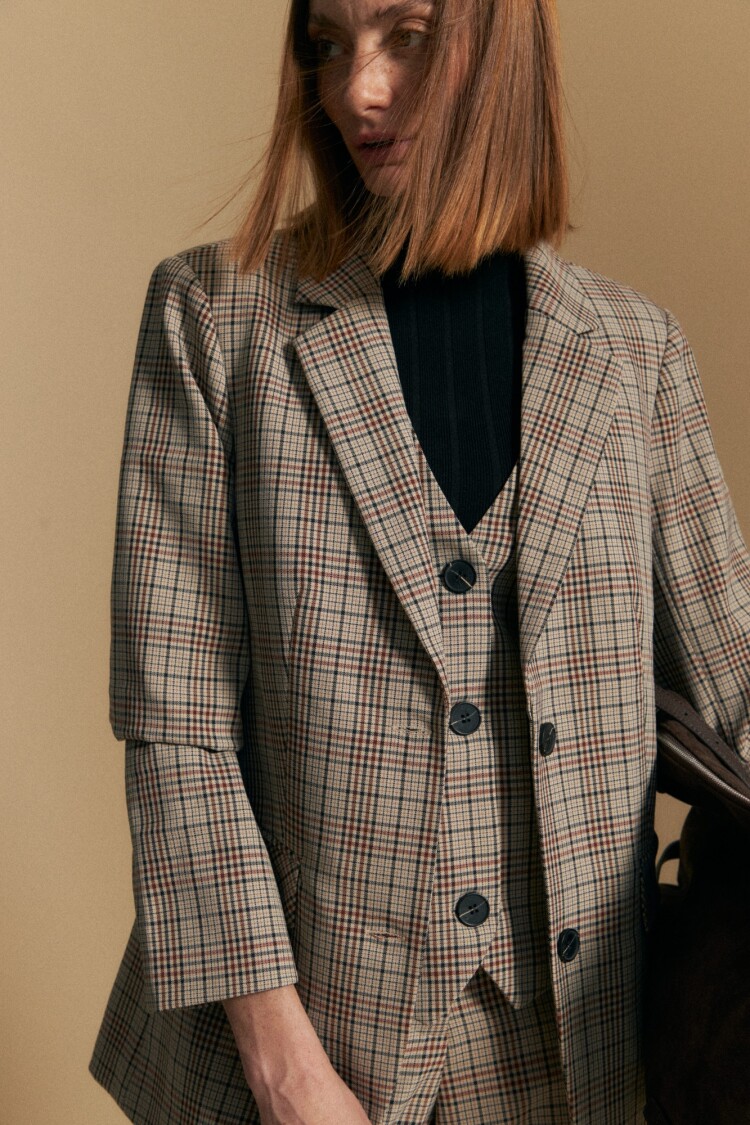 CHALECO COLLIER Beige