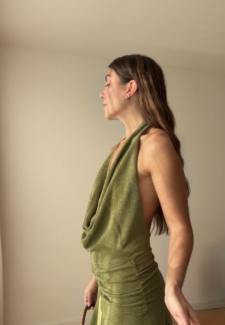 Vestido Loret SS27 Matcha