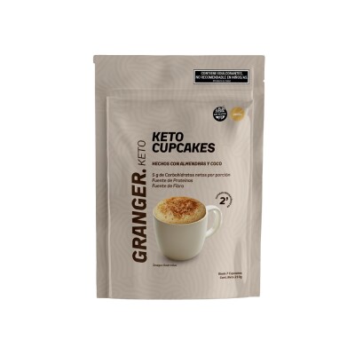 Keto Cupcakes de Vainilla 210g Granger Nutrición Cupcakes Vainilla 210g Granger