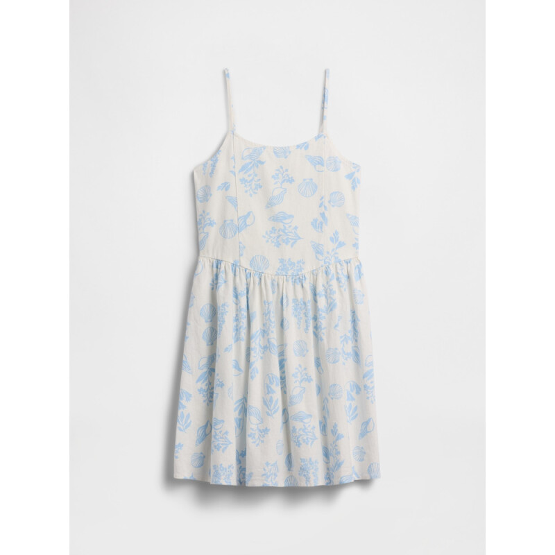 V-WOVEN MINI DRESS SEA SHELL 974