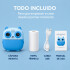 Camara De Fotos Buho Infantil Impresion Instantanea Polaroid Variante Color Azul