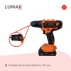 Taladro Destornillador a Batería 20V Naranja