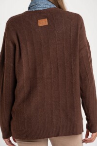 Cardigan Texturado Chocolate